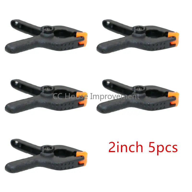 5 Stks/set Handgereedschap Hard Plastic Lente Clip Houtbewerking Diy Model Maken Bonding Grip 2 ''Toggle Klemmen Clips Levert