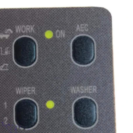 Excavator Cab Display Button Accessories Meter Sticker Excavator Accessories Fit for CATERPILLAR CAT 320B/C/D