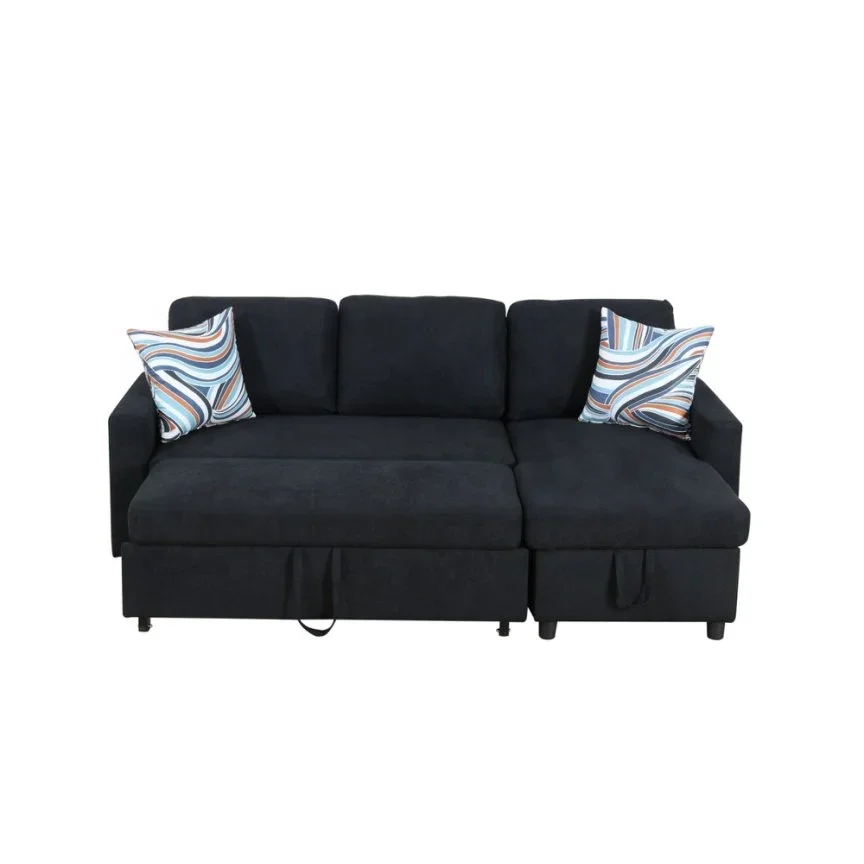 Best Sellers Modern Tall Tufted Storage Furniture Bed Frame Set King Size Waterproof Fabric Sofa Beds Convertible Soft Smart
