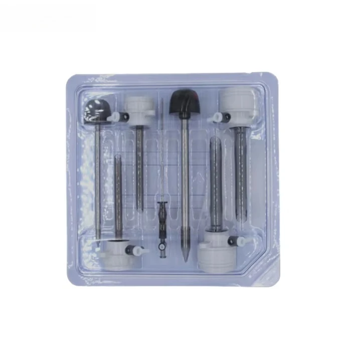 Disposable Trocar Kit Including Cannula Specimen Bag and Dilating Tip Obturator