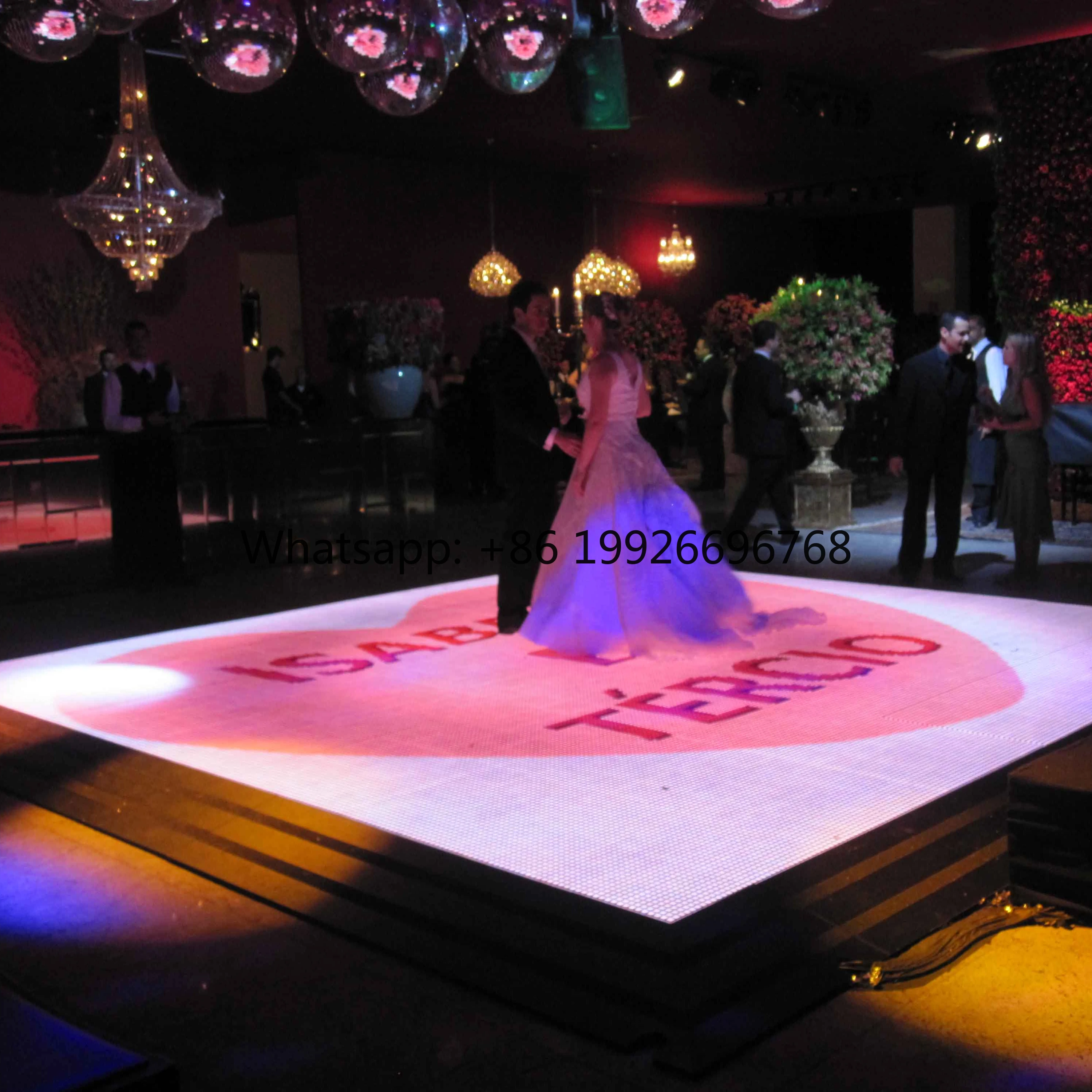 Indoor 3D Dance Floor P2.6/P2.9/P3.91 Interactive LED Dance Floor Display for Stage Rental Events