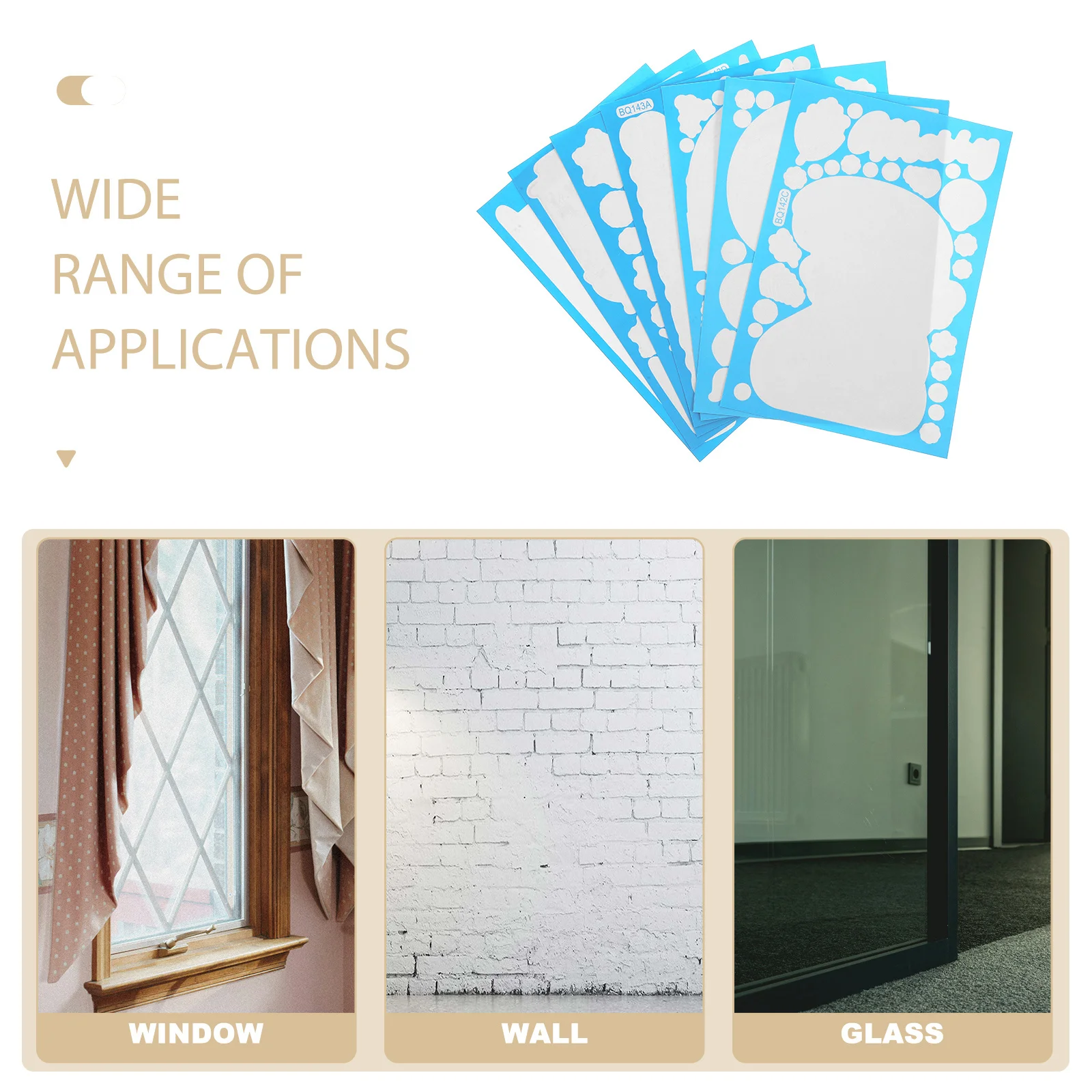 1 Juego de pegatinas navideñas para ventana, pegatinas de copo de nieve, calcomanías estáticas, decoración interior, fácil de aplicar, quitar, adhesivo estático reutilizable para ventana