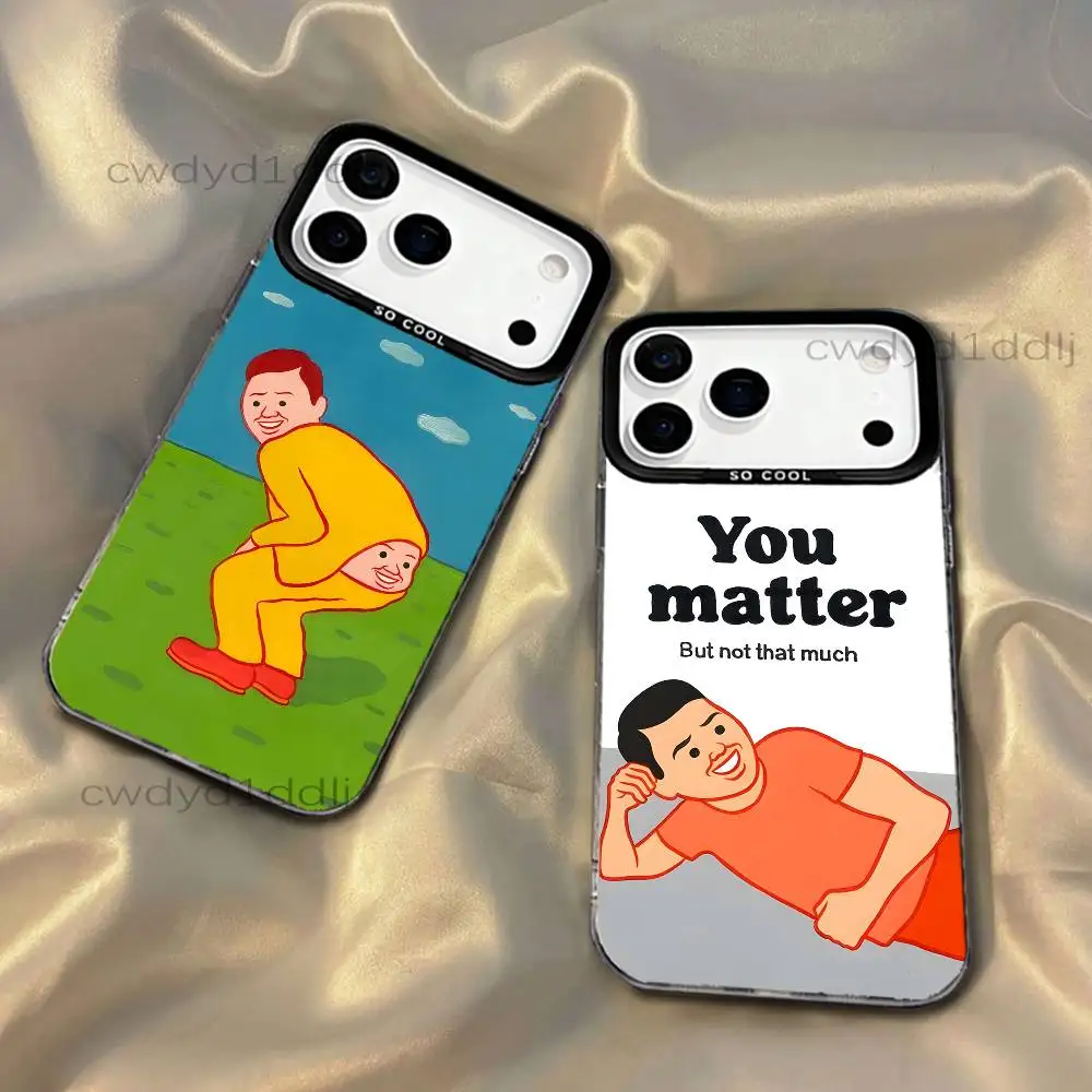 

J-Joan Art Funny C-Cornella For iPhone 17,16,15,14,13,12,X,8,Pro,Max,Plus,SE4,Air,Mini Black IMD Matte Case