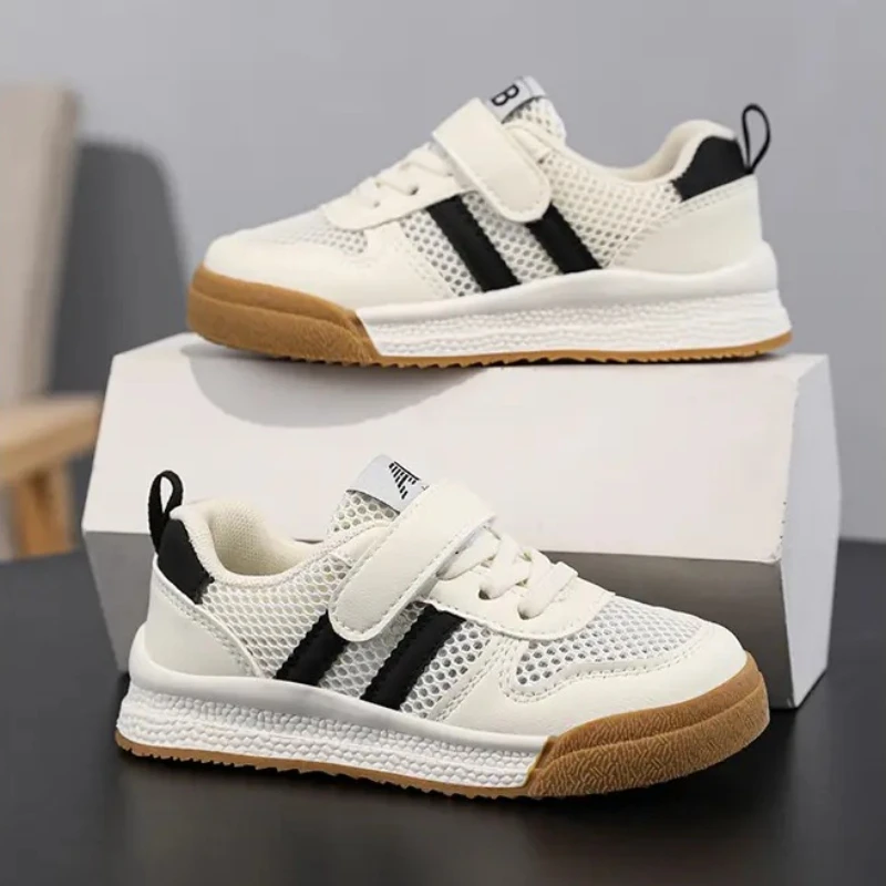 

New 2025 Children Breathable Mesh Sports Shoes Single Net Boys And Girls Summer Running Shoes Rubber Sole Wear-resistan sneakers
