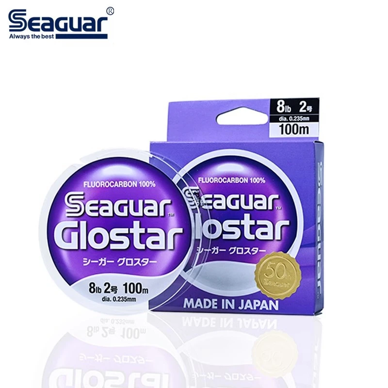 Original NEW Seaguar GLOSTAR 100% FLUOROCARBON Fishing Line 50th Anniversary Limited Product japan  Fishing LINE 100M/60M