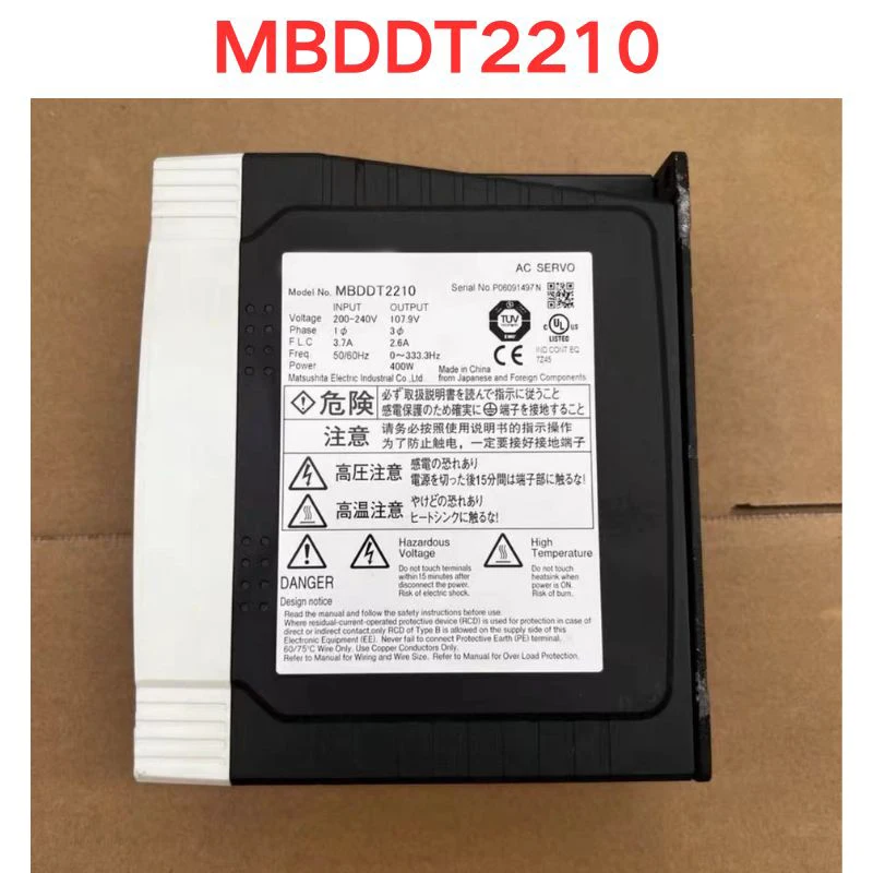 Used MBDDT2210 Servo driver Function check OK