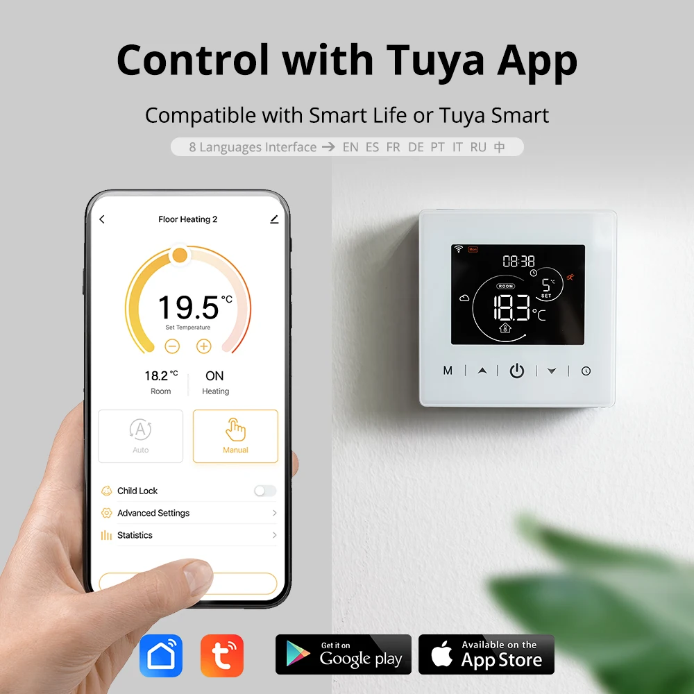Рисунок 2 - Tuya Wi-Fi термостат отопления