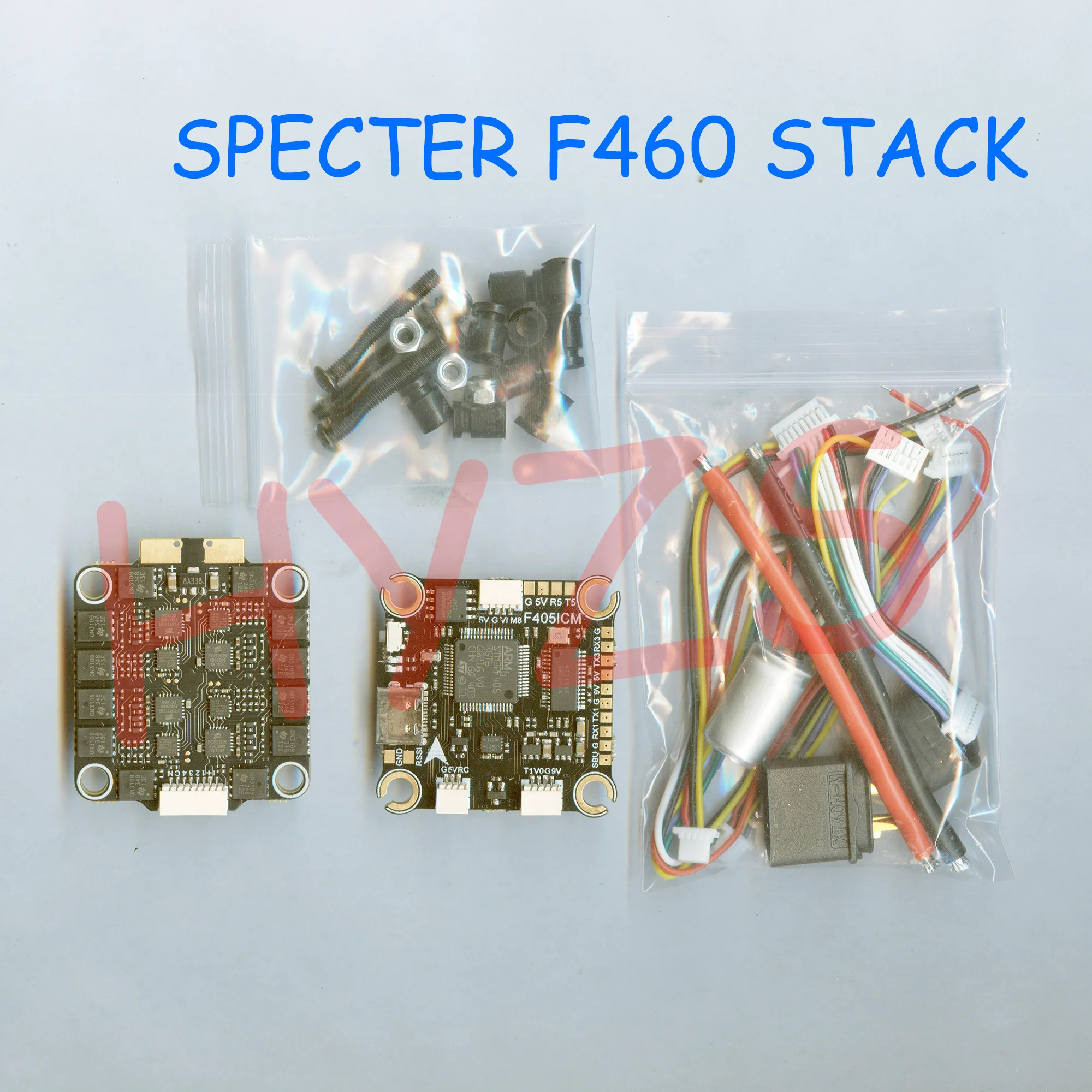 

НОВЫЙ контроллер полета SPECTER F460 Stack F405 V2 MPU6000 BLHELI_S 60A 4 в 1 ESC 2-6S для FPV Freestyle Drone