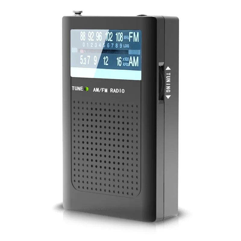 Y22A-AM/FM Portable Radio Emergency Weather Radio With Loud Speaker And Built-In Antenna Pocket Ideal Gift For Elderly