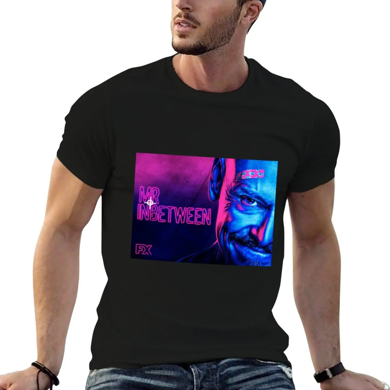 Mr Inbetween Ray T-Shirt customs Blouse Short sleeve tee hippie clothes mens shirts graphic tee