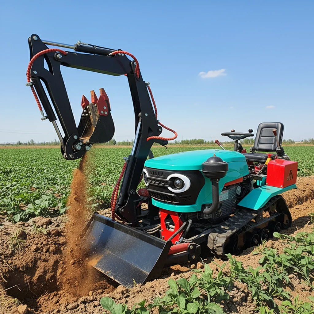 Customize 20HP 35HP Small Farm Tractor 4WD Mini Agricultural Tractor for Garden Paddy