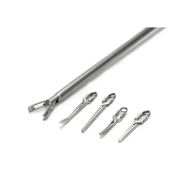 2025.4 Laparoscopic Bulldog Clip Forceps, Reusable Artery Vein Clip For Laparoscopic Surgery