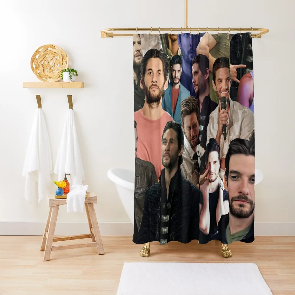 

Ben Barnes Collage Shower Curtain Cute Shower Anime Shower Bath Bathroom Fabric Curtain