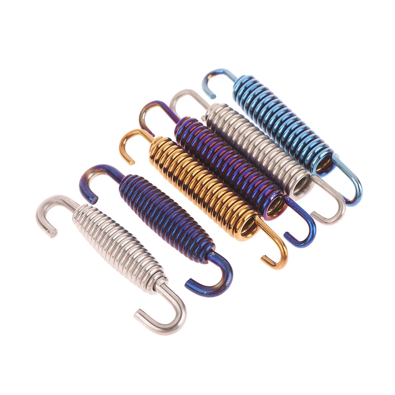 

Multi-Purpose Motorcycle Muffler Springs, Two-Piece Stainless Steel Set