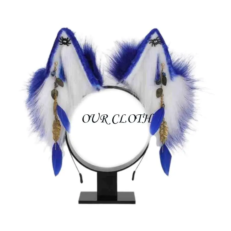 Tiệc Hóa Trang Tóc Vòng Thú Sang Trọng Đầu Bé Gái Người Giúp Việc Đầu Phụ Kiện Y1AC