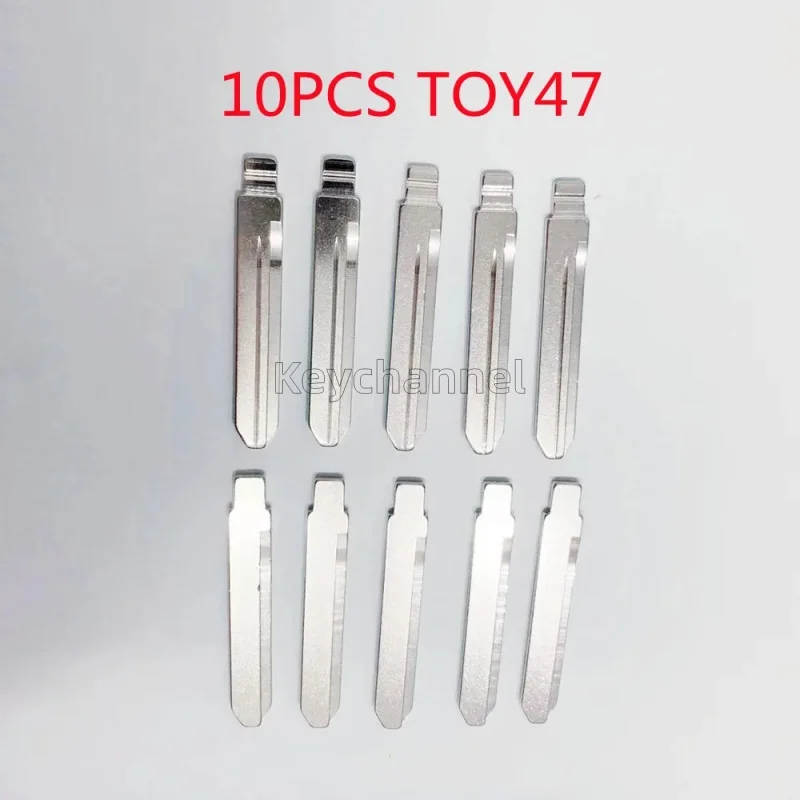 10/20/30/50pcs Lishi TOY47 Car Flip Key Blank 177# KD Key Blade for Toyota Auris Avensis Corolla Yaris for KEYDIY Xhorse Remote