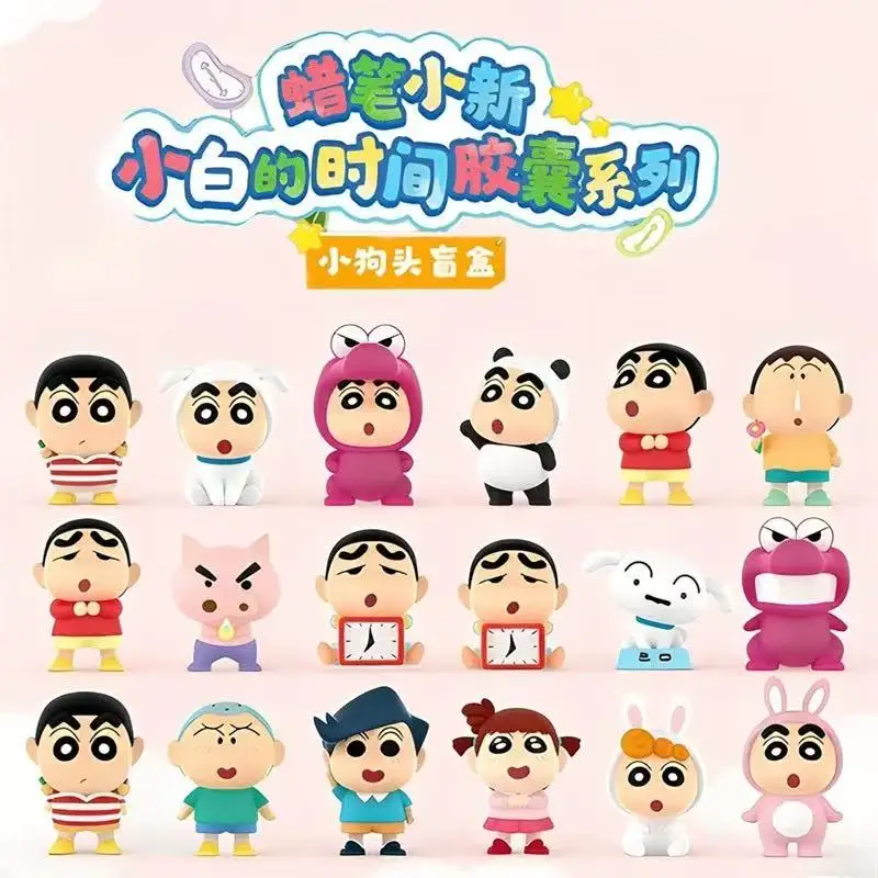 

Cute Crayon Shin-chan Blind Box Figurines Anime Character Action Figure Kawaii Collectible Toys for Desk Decoration Kids Gifts