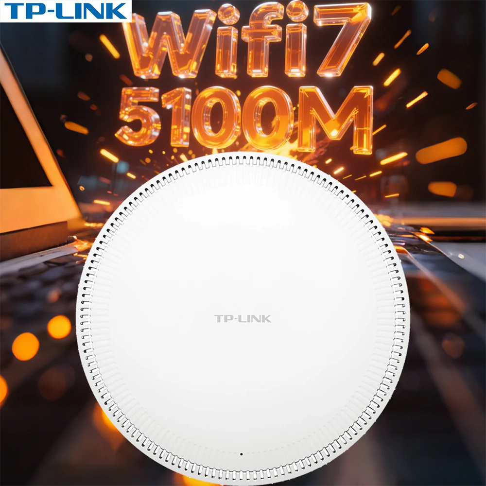 

TP-Link Wi-Fi7 BE5100 Ceiling Access Point Range Wireless AP 5G Router Signal Booster POE Wifi Repeater Hotspot