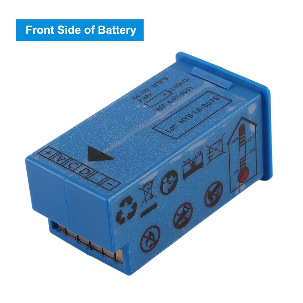 12V 2,8Ah 4-07-0001 HYB 18-0075 Ersatzakku für FRED easy Life AED-Defibrillator HYB15-0040 FA12-06466 HYB-140-0023 – Detail 6