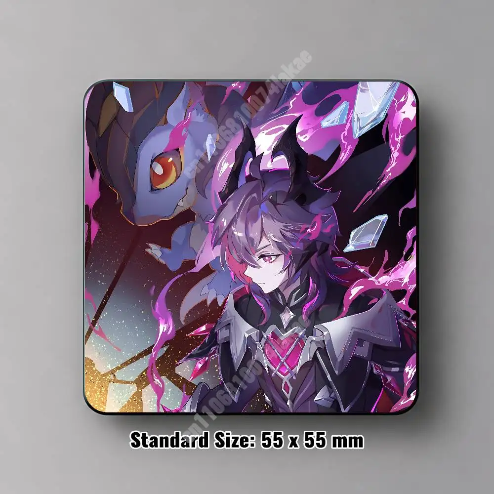 Genshin Impact Durin Magnetic Sticker Reusable Fridge Decal for Metal Surfaces Magnet Marker