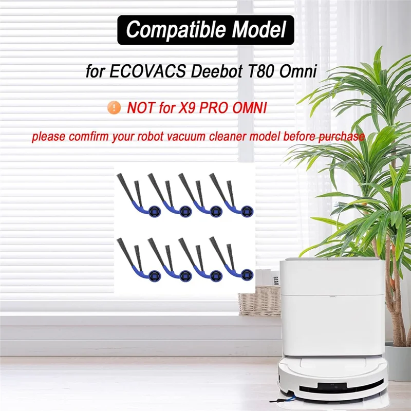 

Запасные части для боковой щетки A78E для робота-пылесоса ECOVACS Deebot T80 Omni, аксессуары для пылесоса