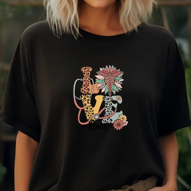 Medical Professional T Shirt Nurse Appreciation Life Hospital Staff Uniform Healthcare Worker Nursing