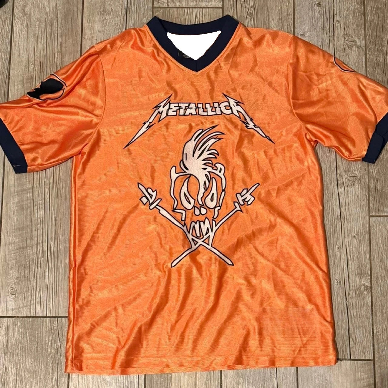Mens Fashion Baseball Jersey - T-shirt Metallica, maillot de baseball, manches