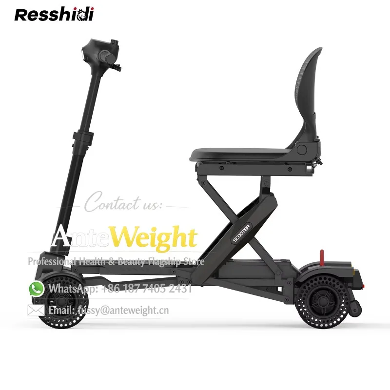 250W All-Terrain Outdoor Mobility Scooter for Adults Fully Automatic 4-Wheel Folding Design Off-Road Capable 150kg
