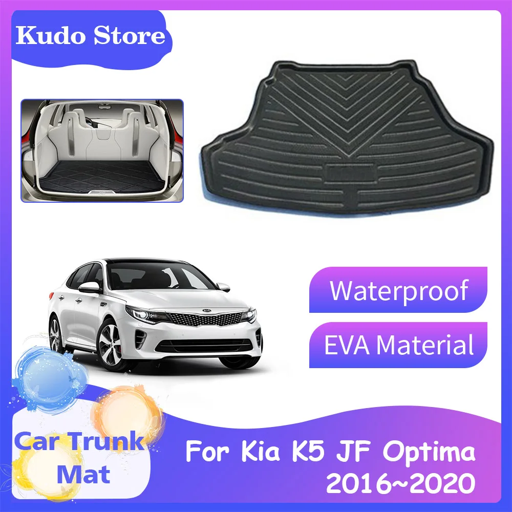 

Car Trunk Mats for Kia K5 JF Optima 2016~2020 Rear Boot Cargo Liner Covers Luggage Tray Pad Storage Waterproof Carpet Accessorie