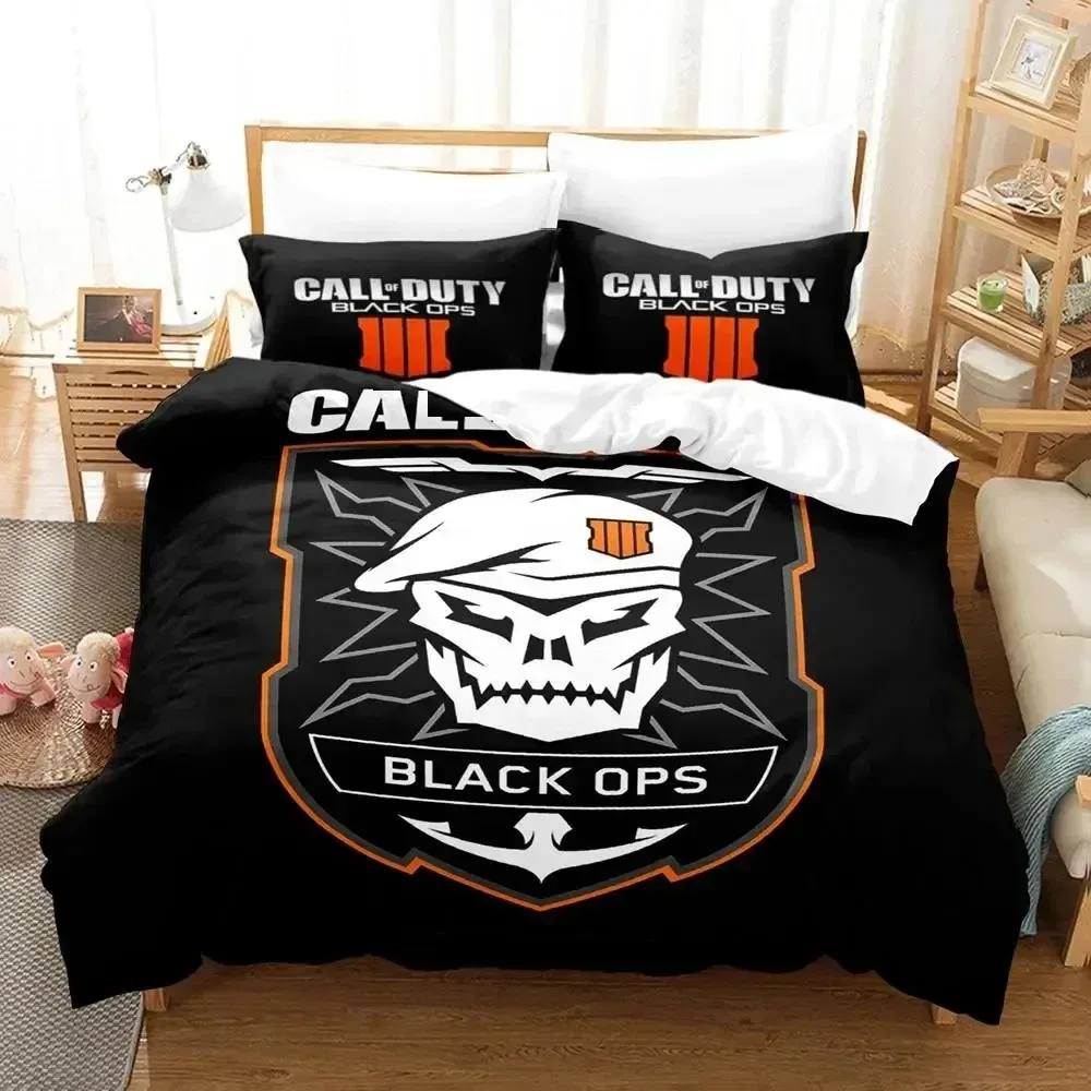 

Game Call of Duty Emblem Logo Bedding Set Duvet Cover Bed Set Quilt Cover Pillowcase Comforter king Queen Size Boy Adult Bedding