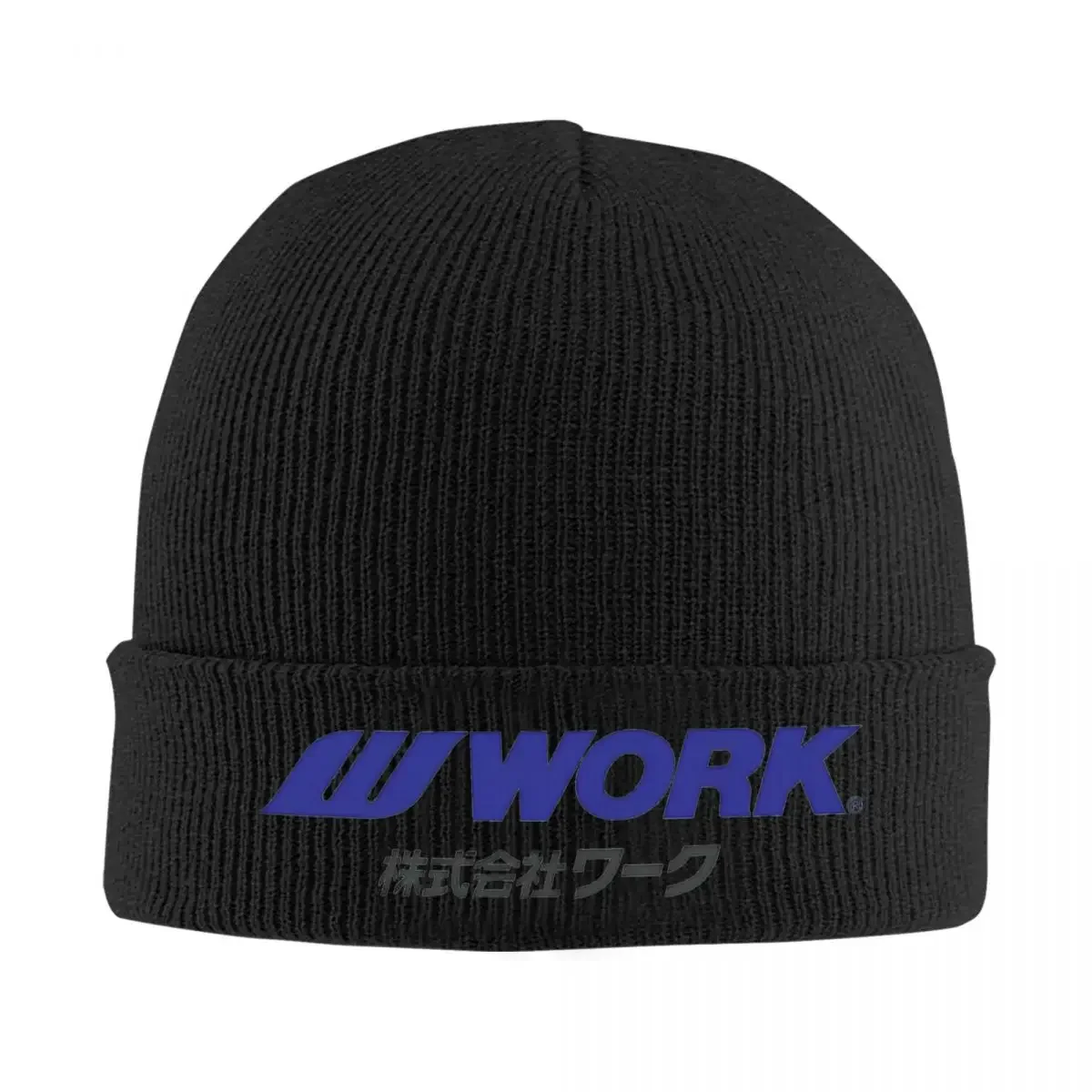 Work Wheels - JDM Knitted Hat Beanie Autumn Winter Hats Warm Acrylic Fashion Hondaed Cap Men Women