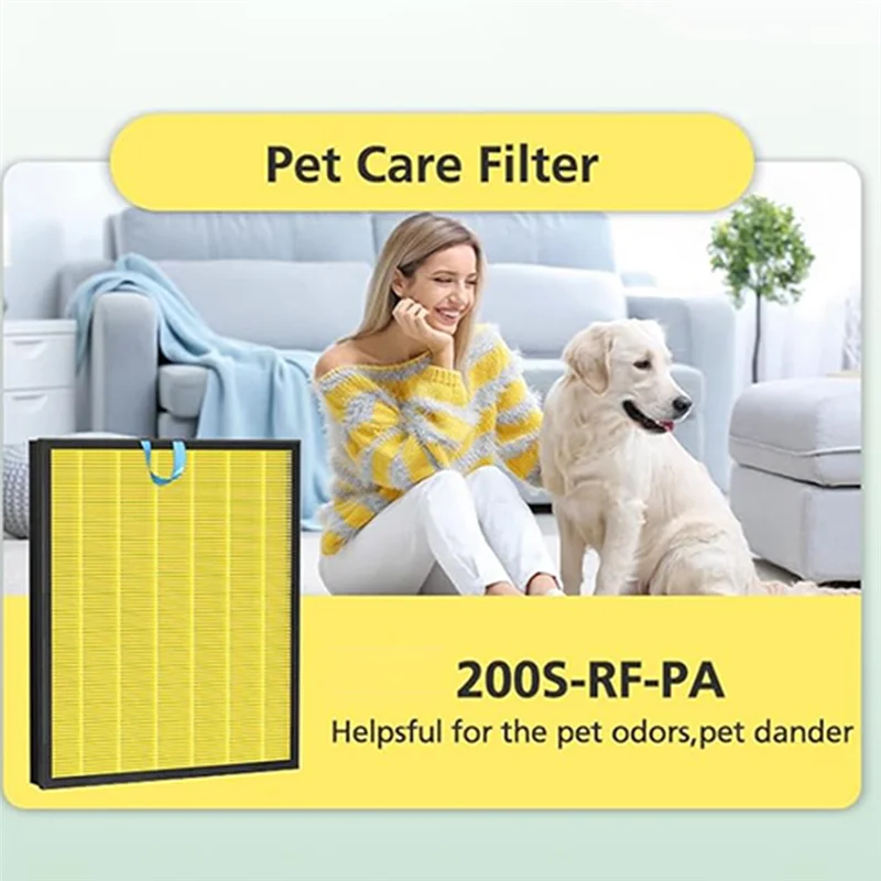 N98R Pet Care Replacement Filter For LEVOIT Vital 200S And Vital 200S-P Air Purifier HEPA And Activated Carbon Filter
