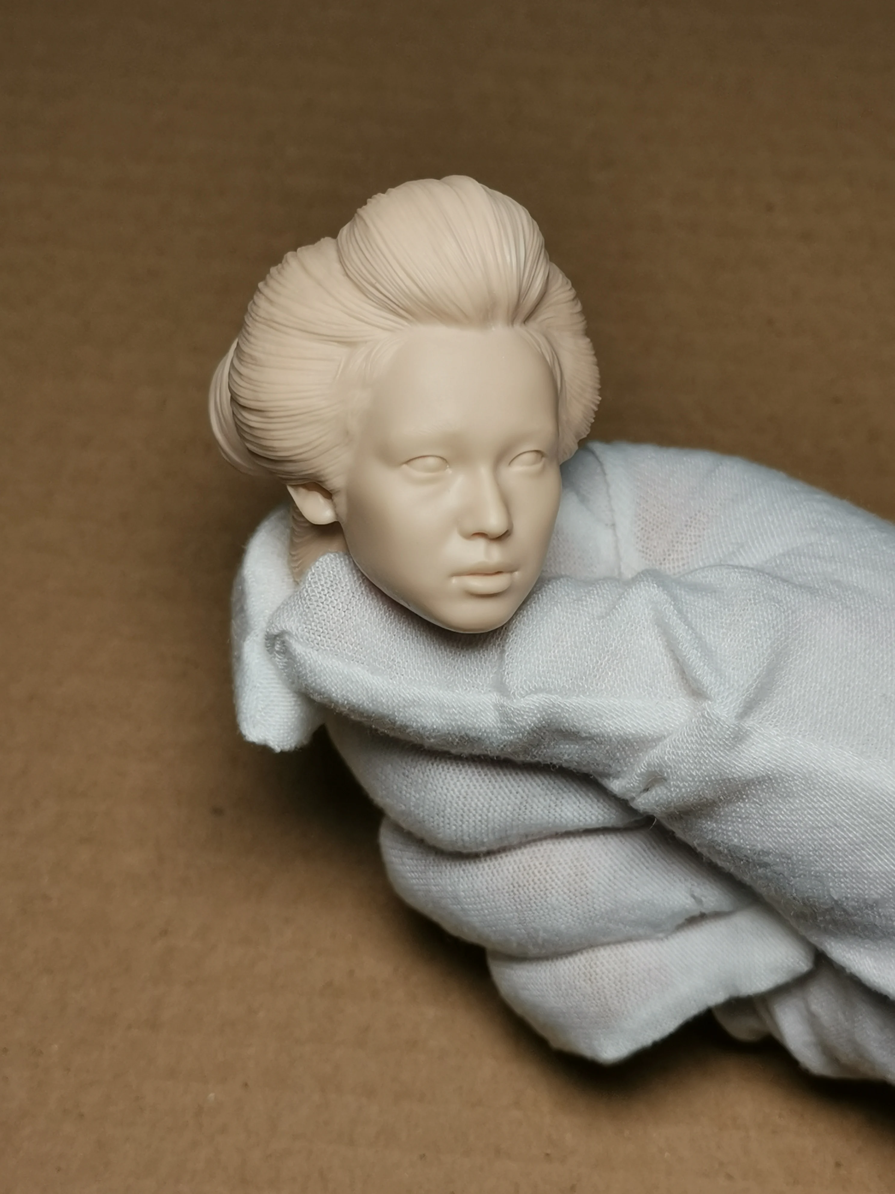 Female  Head Sculpt Japanese1/6 Scale Yûko Tanaka  Asia Actor   Model Soldier Carving Anime  Fit 12'' Inch Action Figure Toys
