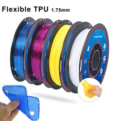 Flexible TPU Filament 1.75mm 3D Printing Materials Multicolor Blue Red Green Transparent Turquoise for 3D Printer Tpu Filamento