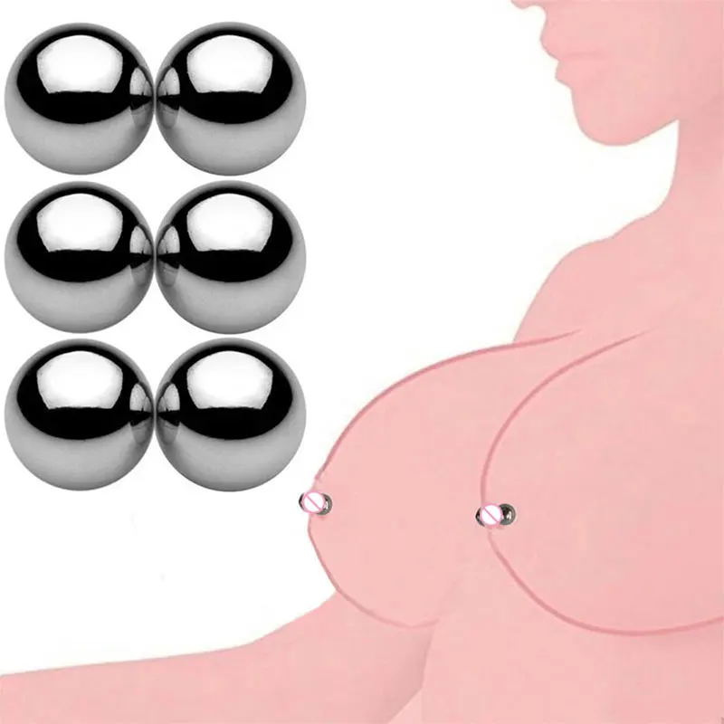 1/2/3/4 Pair Adults 18+ Magnetic Orbs Metal Vaginal Clip Clitoral Stimulation Breast Clip Sex Toys For Woman Erotic BDSM Bondage