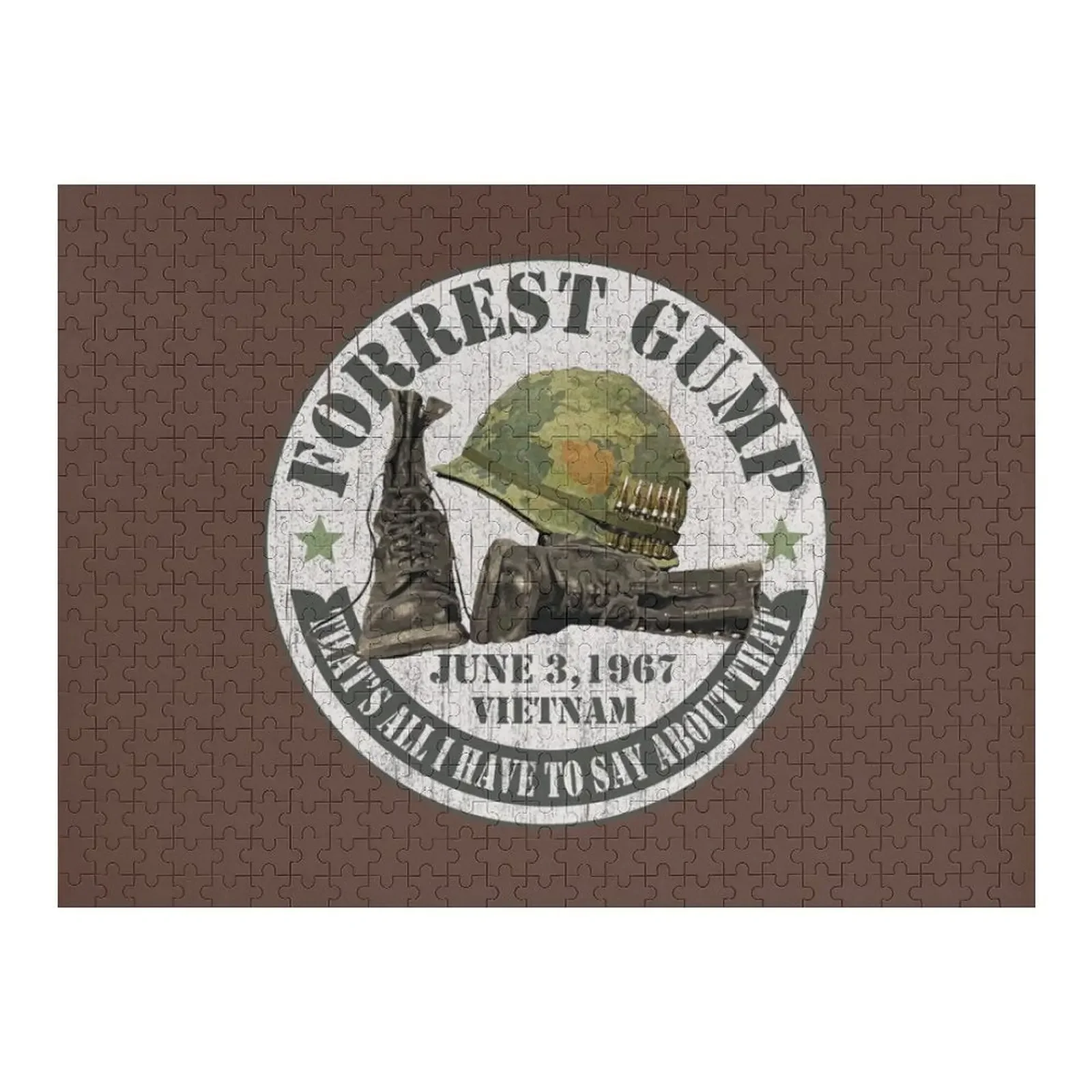 

Forrest Gump Vietnam 1967 Jigsaw Puzzle Personalized Gift Ideas Children Picture Personalize Puzzle