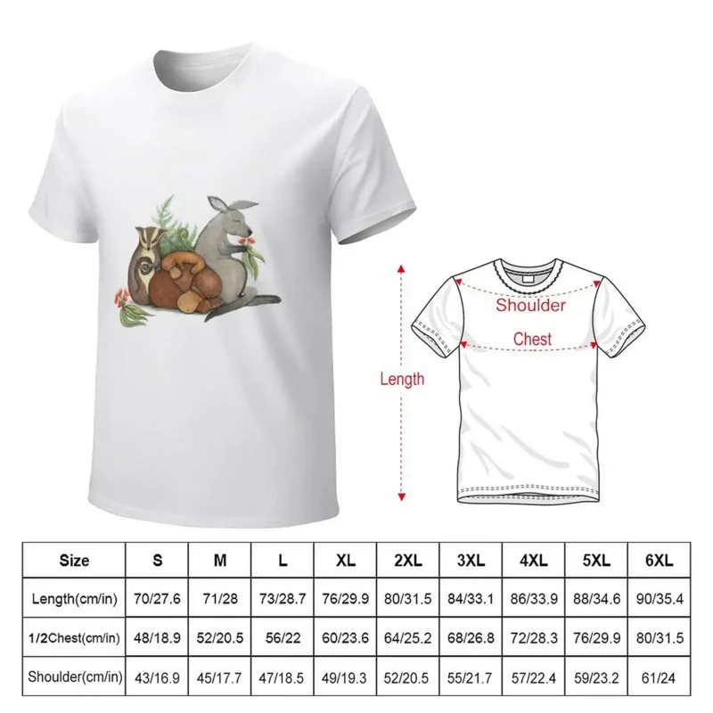 Native Australian Babies – With Kangaroo, Sugar Glider And Platypus T-Shirt new edition oversized t shirts for men