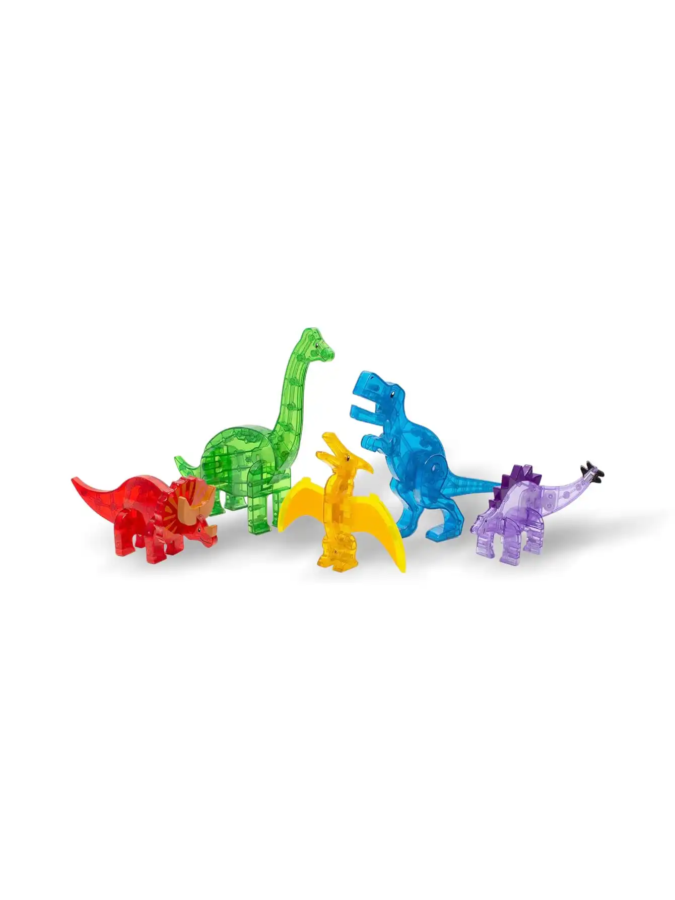Magna‑Tiles Dinos Magnetic Building Set, 25‑Piece STEAM Educational Dinosaur Toy, Creative Magnetic Tiles Playset, Gift for Kids Ages 3+