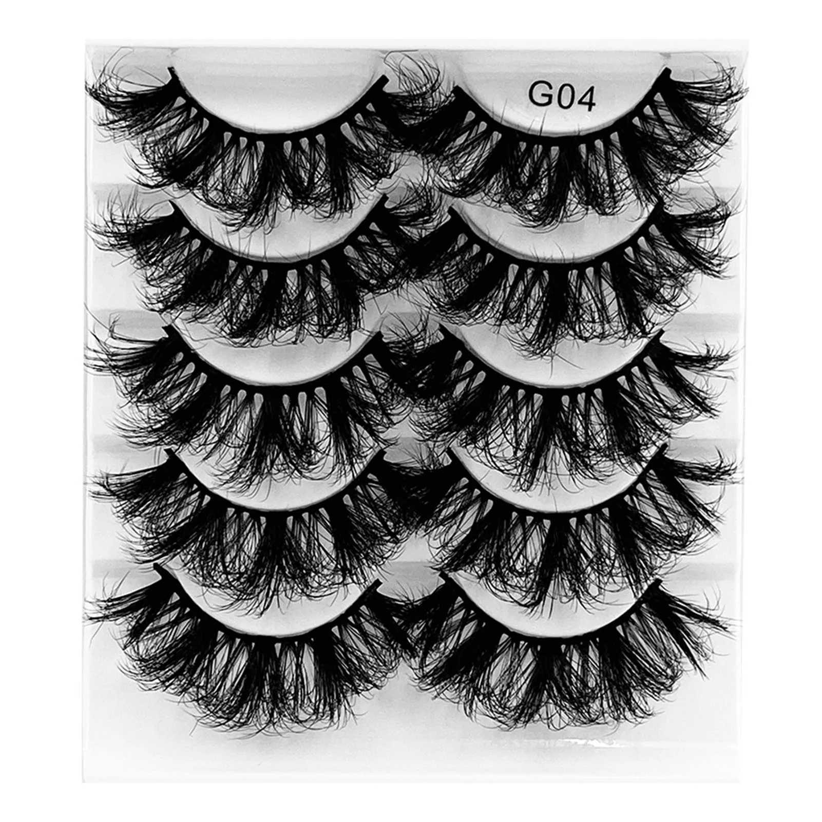 Cosplay Volume False Eyelashes Pack Soft Reusable Faux Volume Fake Eyelashes for Evening Party Makeup