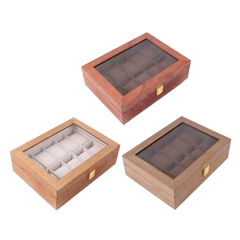 

Classic Watch Box, Organizer Box for Men and Women, Box with Slots, 1