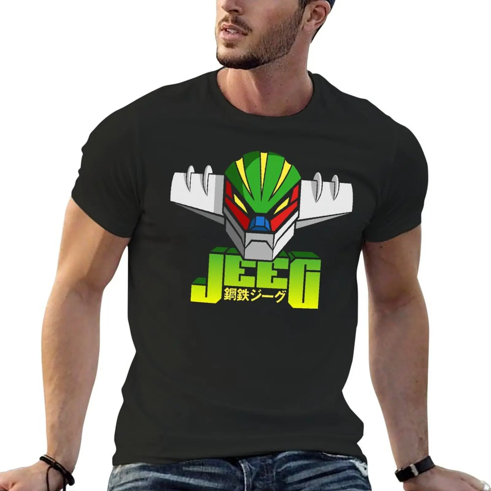 Fresh Mechas 02 Mazinger Z Steel Jeeg Robot Kotetsu Dark Great 4 T-shirt  Motion Tshirt Novelty Humor Graphic Home Eur Size