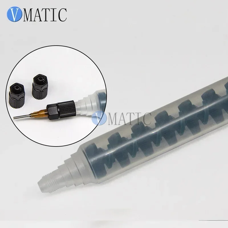 ‌RM17-26 Static Mixer NozzlesHelix Polypropylene Tips for Epoxy Resin/Two-Part Adhesive‌