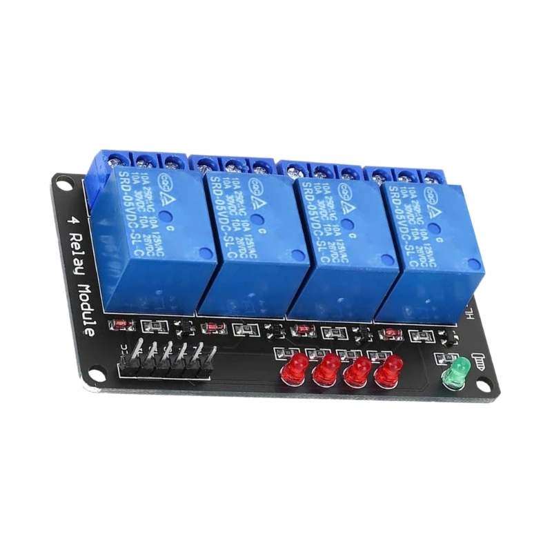 4 Channel Relays Module 4 Channel Relays Board Relays Switches Board for Electronic