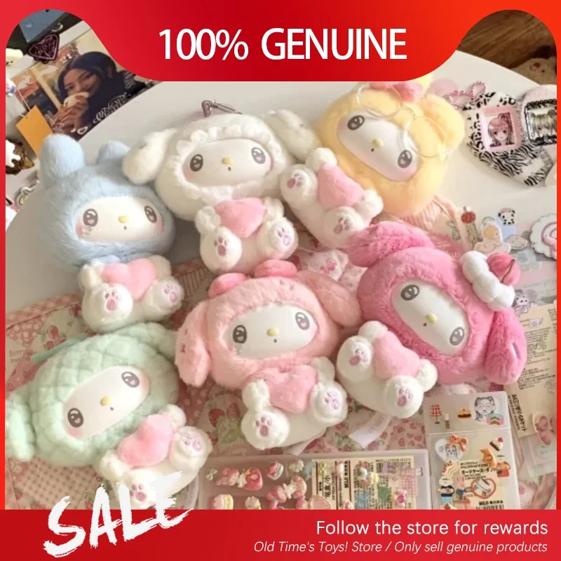

Genuine My Melody 50th Anniversary Creamy Candy Series Blind Box Cute Peluches Desktop Ornamen Collect Model Dolls Girls' Gift