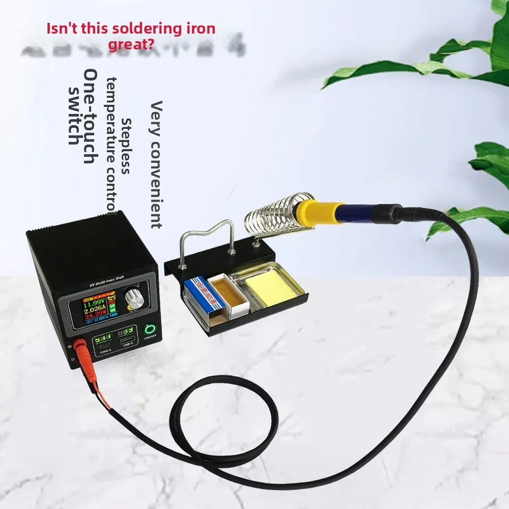 XYS3606 Aluminum CNC Enclosure Kit for DIY Electronics Assembly with PD Fast Charging Protocol 84x83x90mm Dimensions