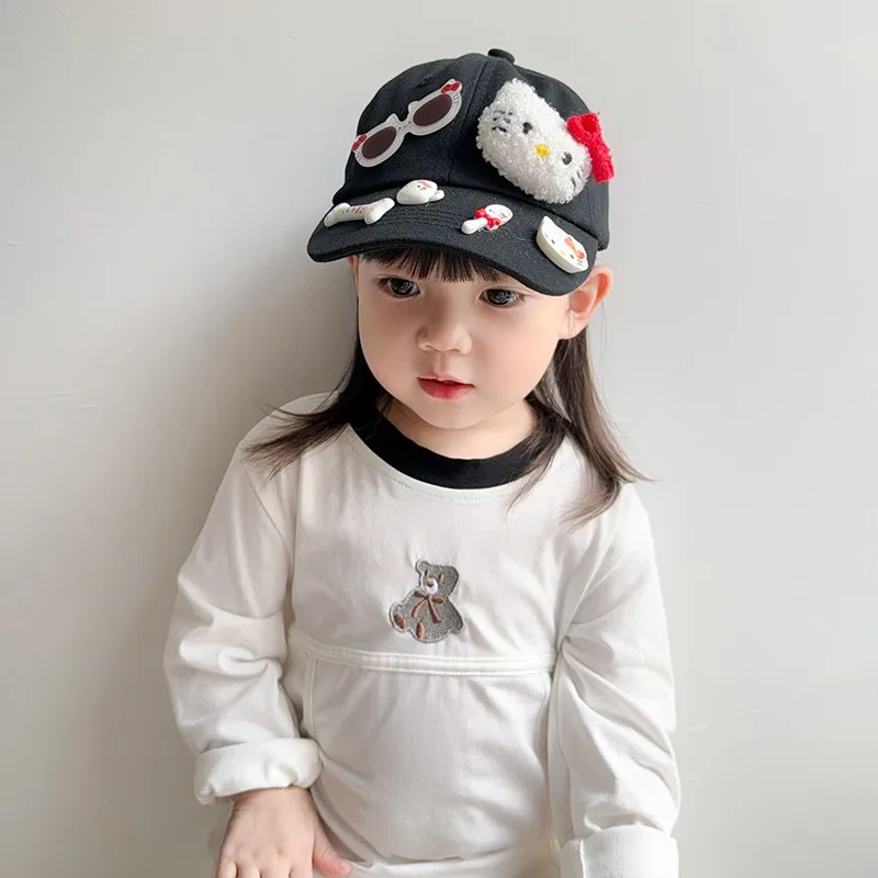 

Fashion Children Cartoon Doll Baseball Cap Cute Boy Girl Cotton Peaked Caps All-match Kid Sunscreen Hat Cotton Baby Casual Hats