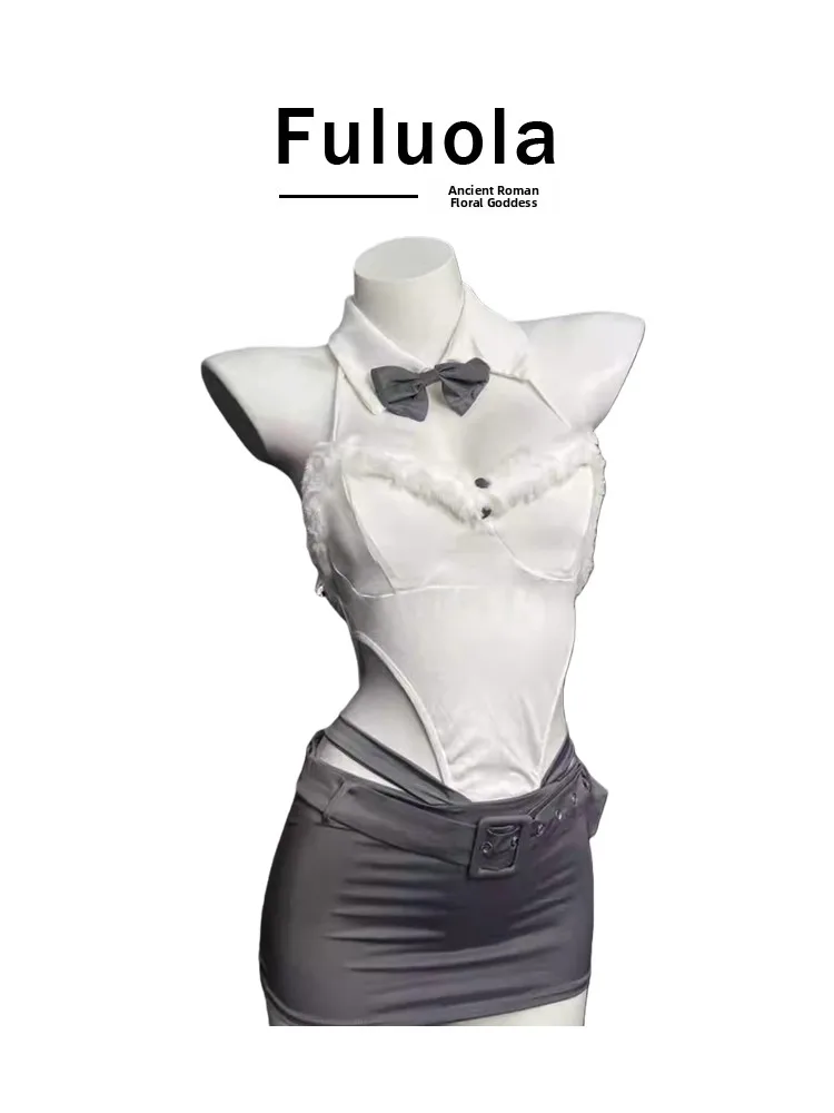 

Fuluola2025 сексуальный комбинезон Pure Desire для горячих девушек, женское нижнее белье для похудения с низкой талией, брюки из ткани, женский костюм