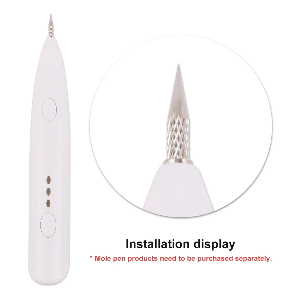 Stylo plasma laser pour enlever les taches foncées de la peau, remplacement de la pointe les grossières, machine d\'élimination des grains de beauté