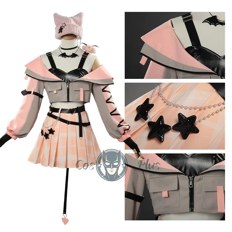 Anime PJSK MORE MORE JUMP Cosplay Costume Hanasato Minori Momoi Airi Hinomori Shizuku Little Devil Universal Uniform Dress Girl