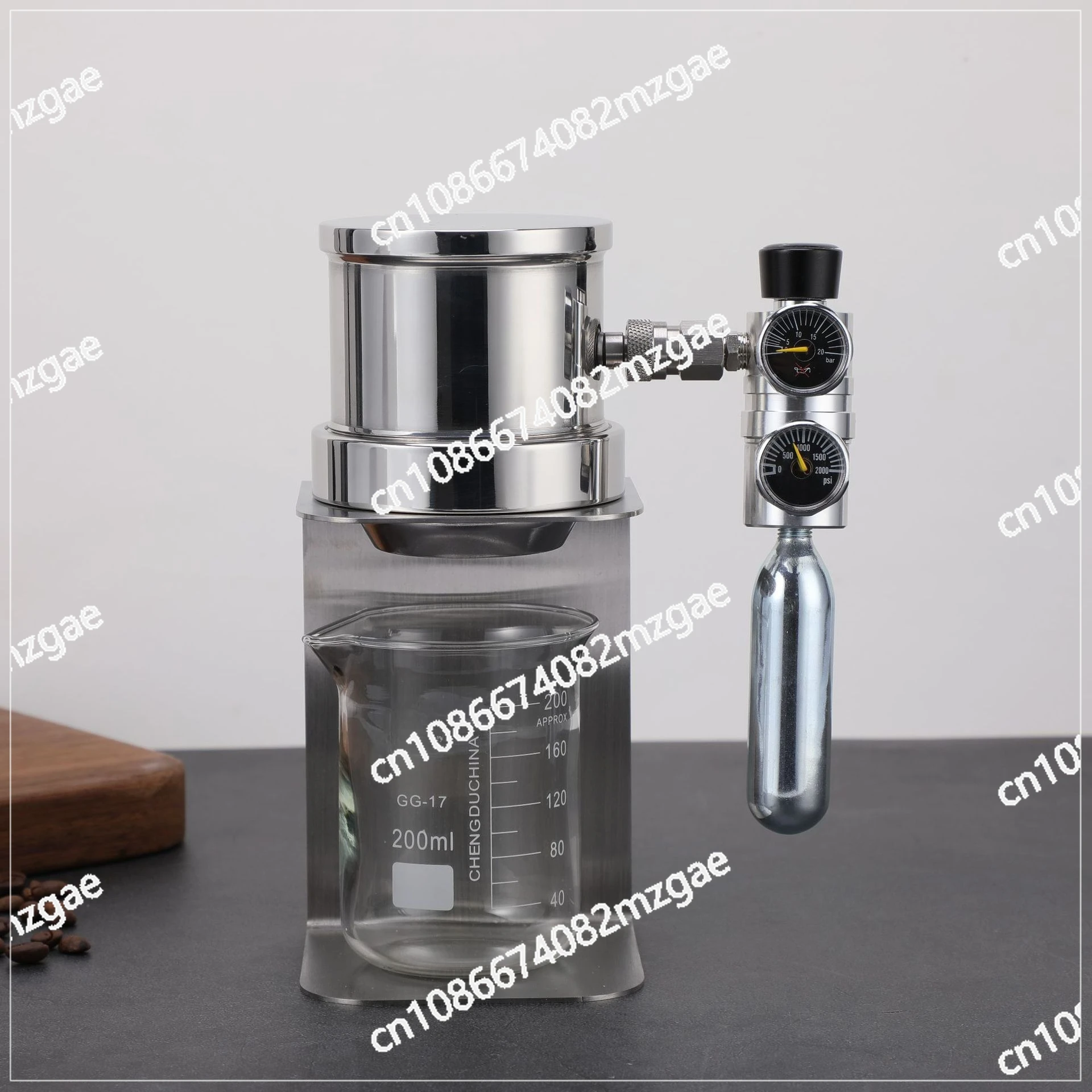 Small Portable Italian Pneumatic Coffee Machine Gas Pressurized Coffee Machine